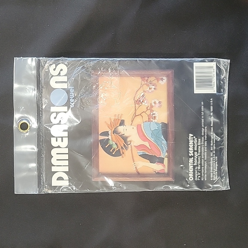New In package Dimensions Oriental Serenity Crewel Kit